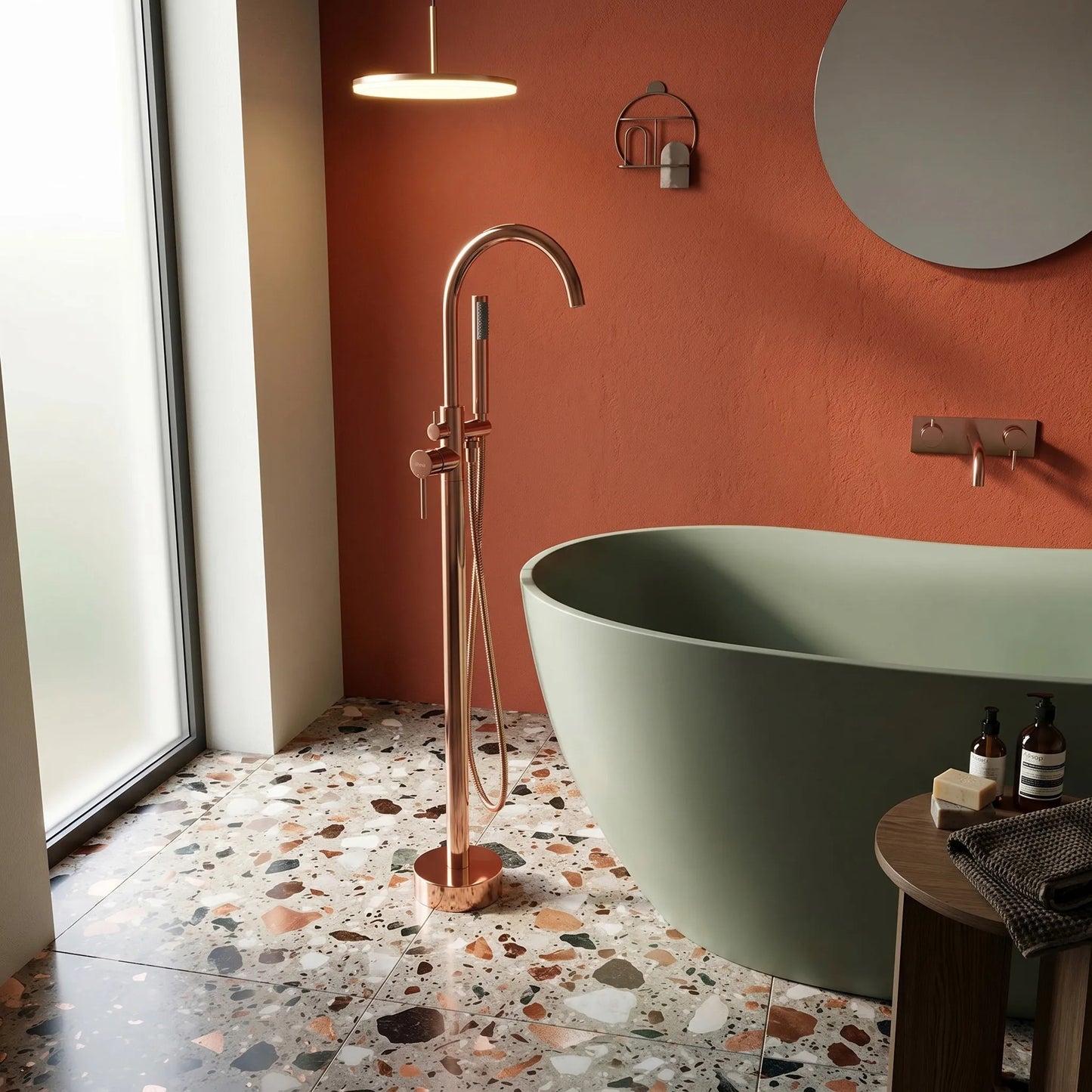 Baterie de podea Rea Lungo Copper  4