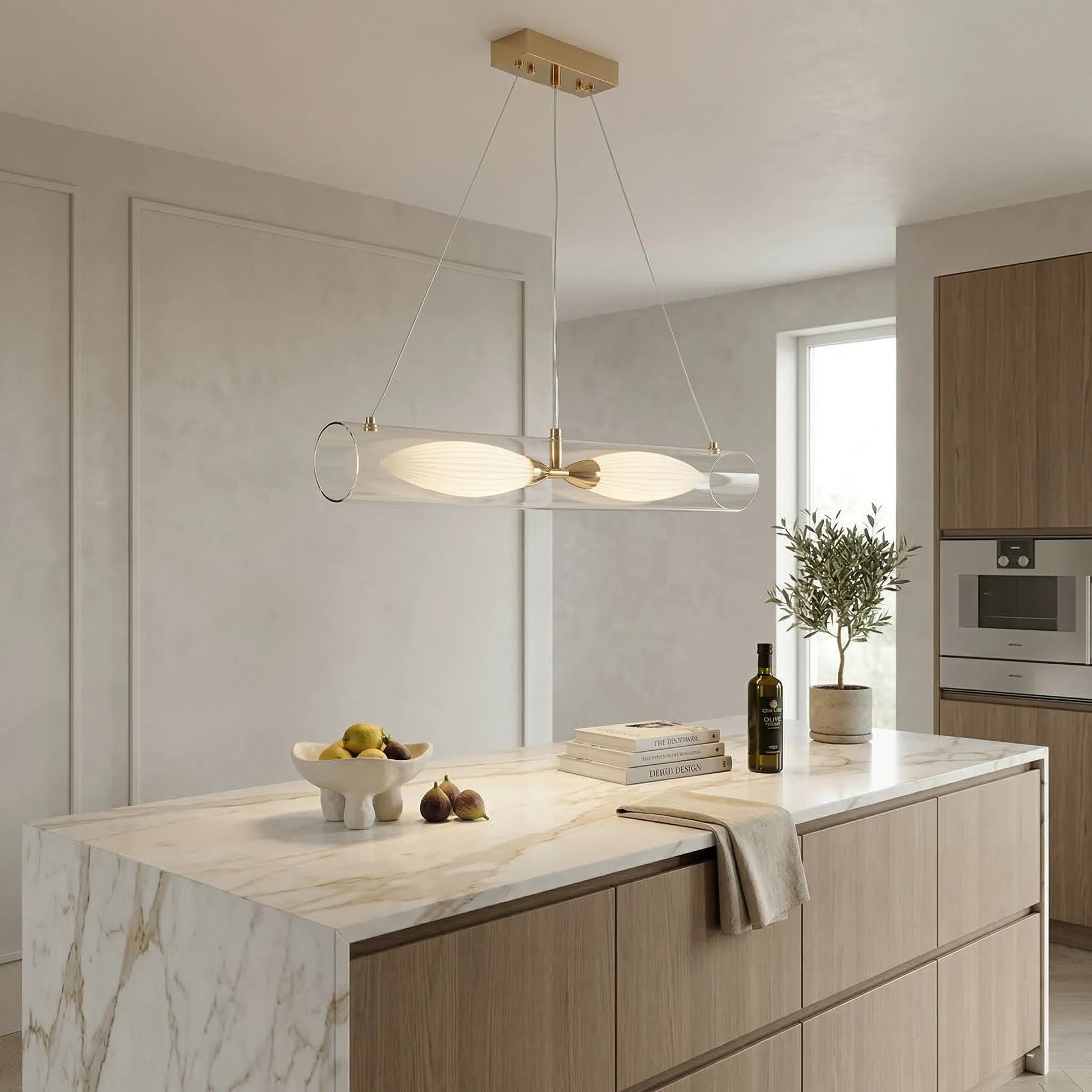 LAMPĂ SUSPENDATĂ DE TAVAN G152-2CP GOLD  4