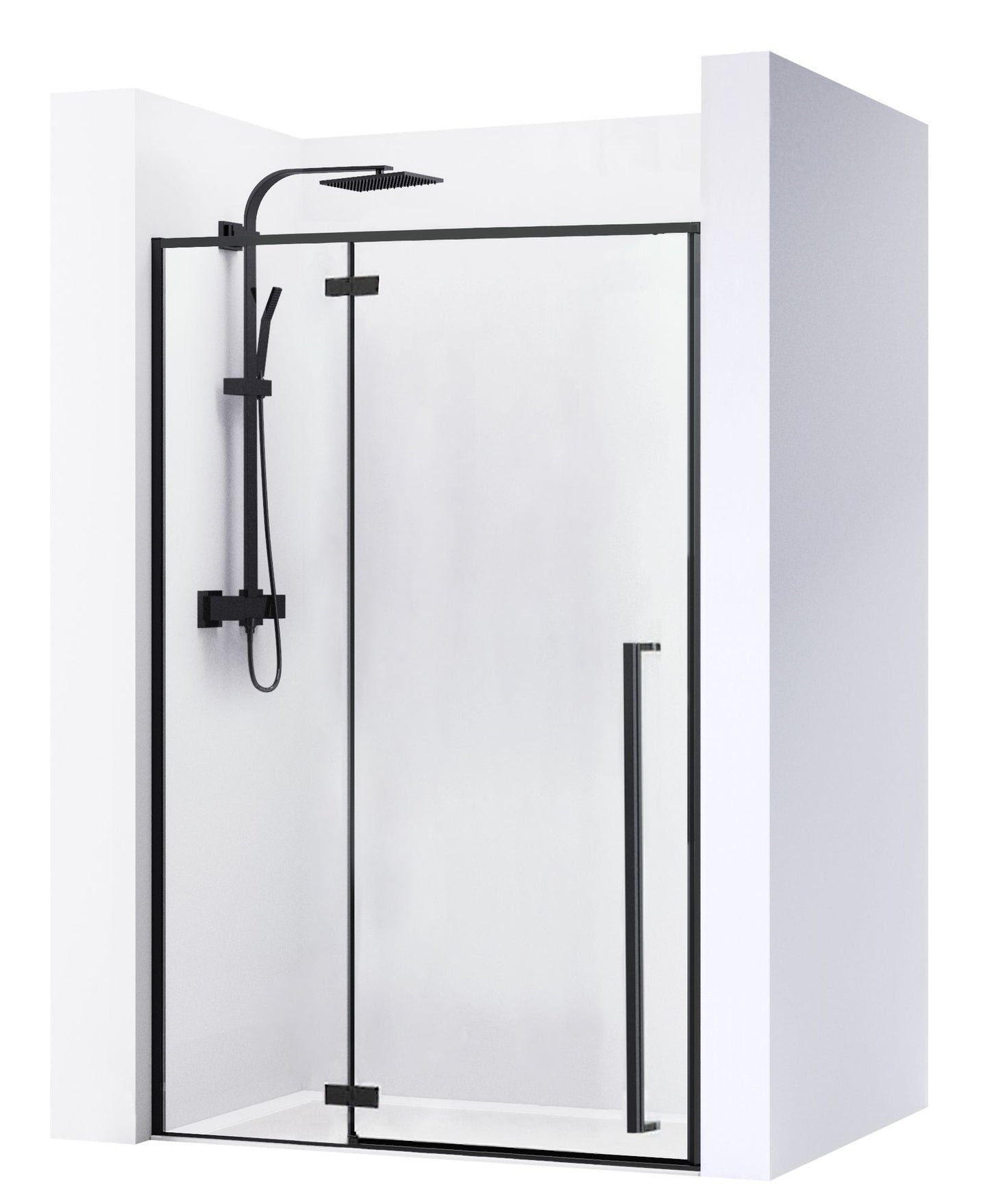 Usa pentru dus FARGO BLACK MAT 110 1