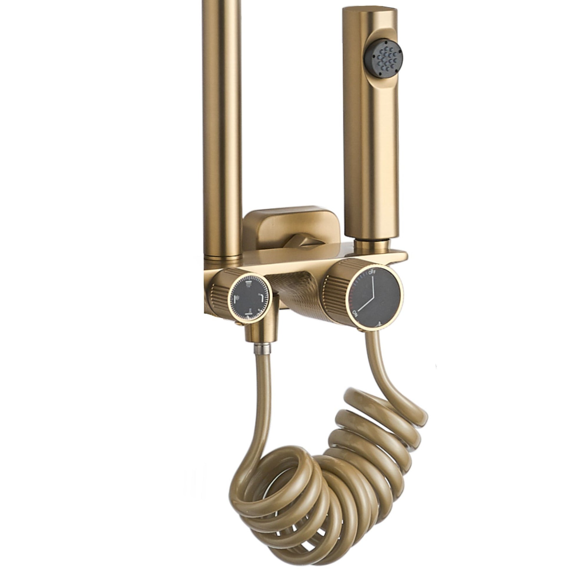 Coloana de dus REA HELIX Brush Gold  6