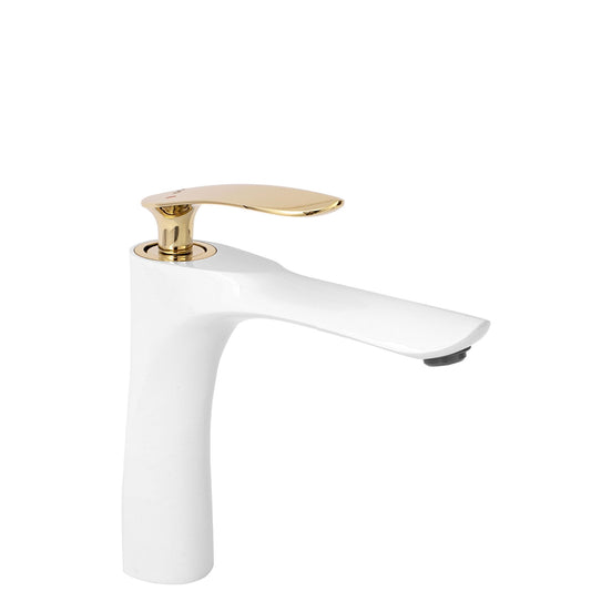 Baterie pentru baie Rea Orbit White Gold Low  1