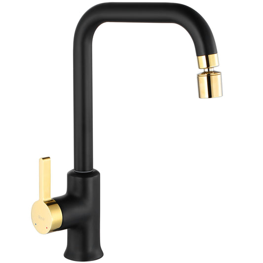 Baterie bucătărie Rea Polo Black Gold  1
