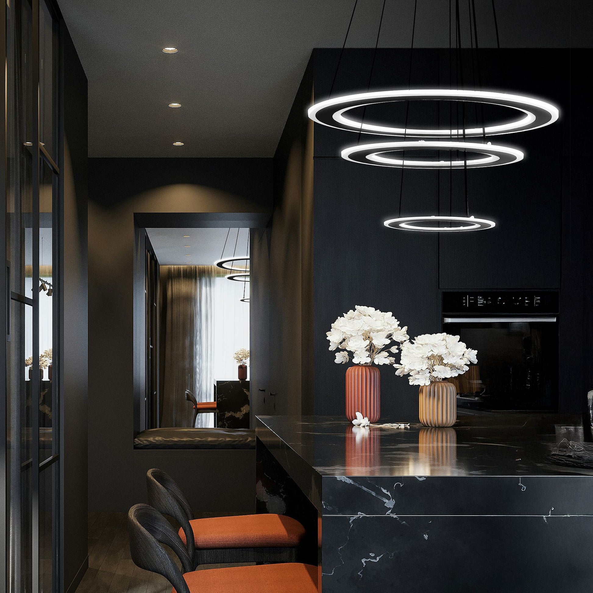 Lampa Led G040-3cp Black  9