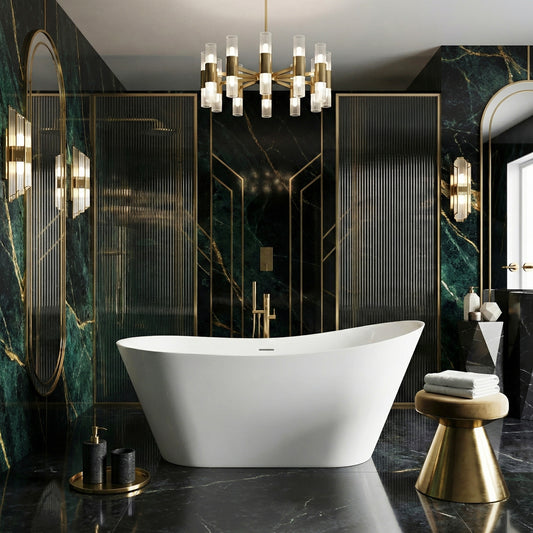 Cadă acrilică freestanding Lusso Slim 170  1