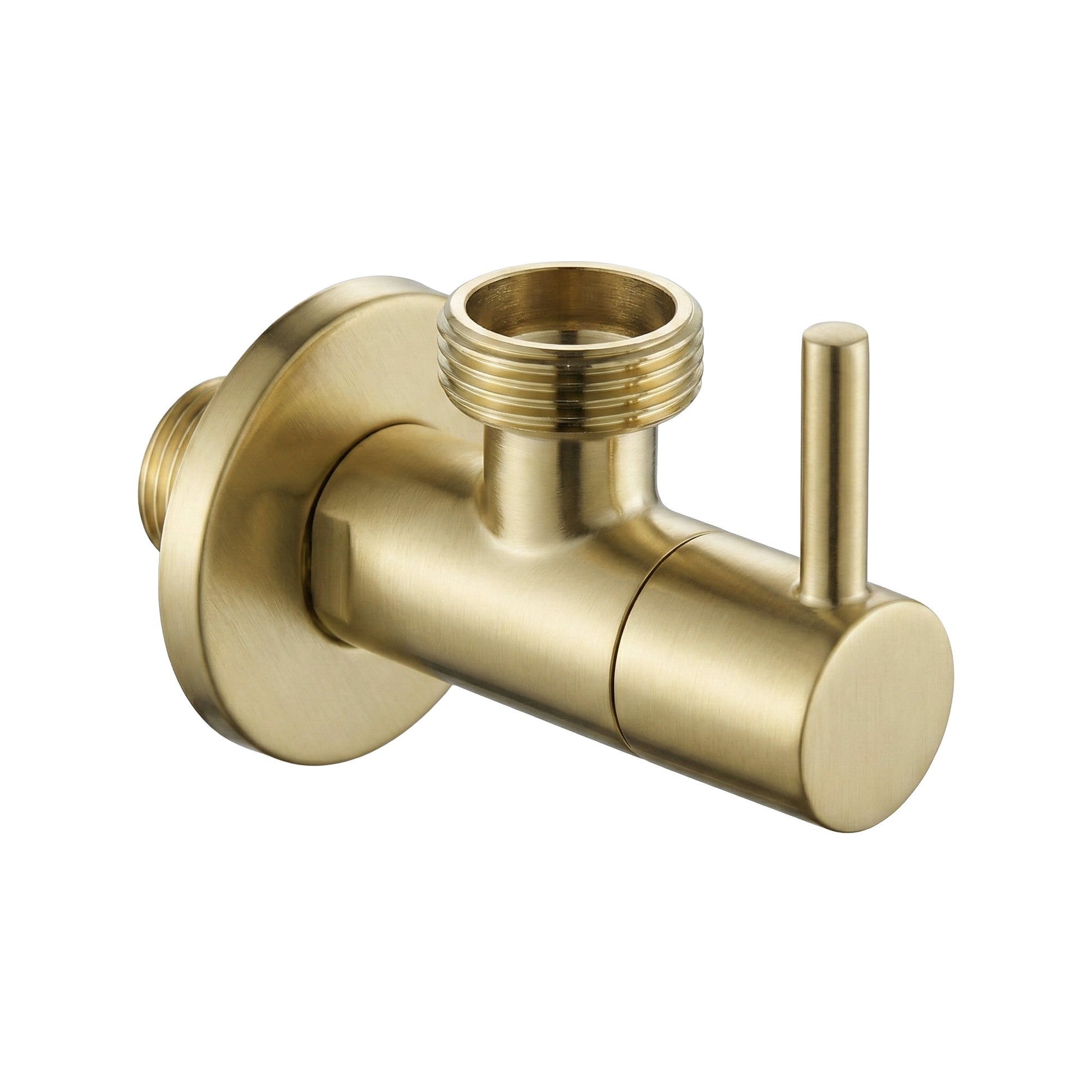 Robinet colțar 1/2" x 3/4" Brush Gold  1