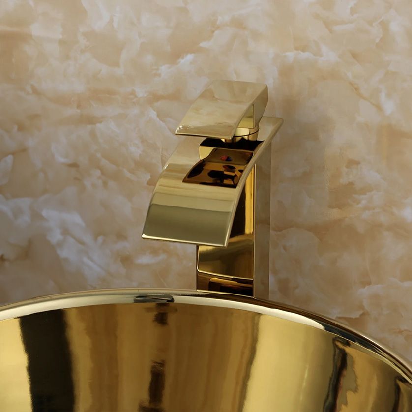 Lavoar pentru blat Rea Sofia Gold 6