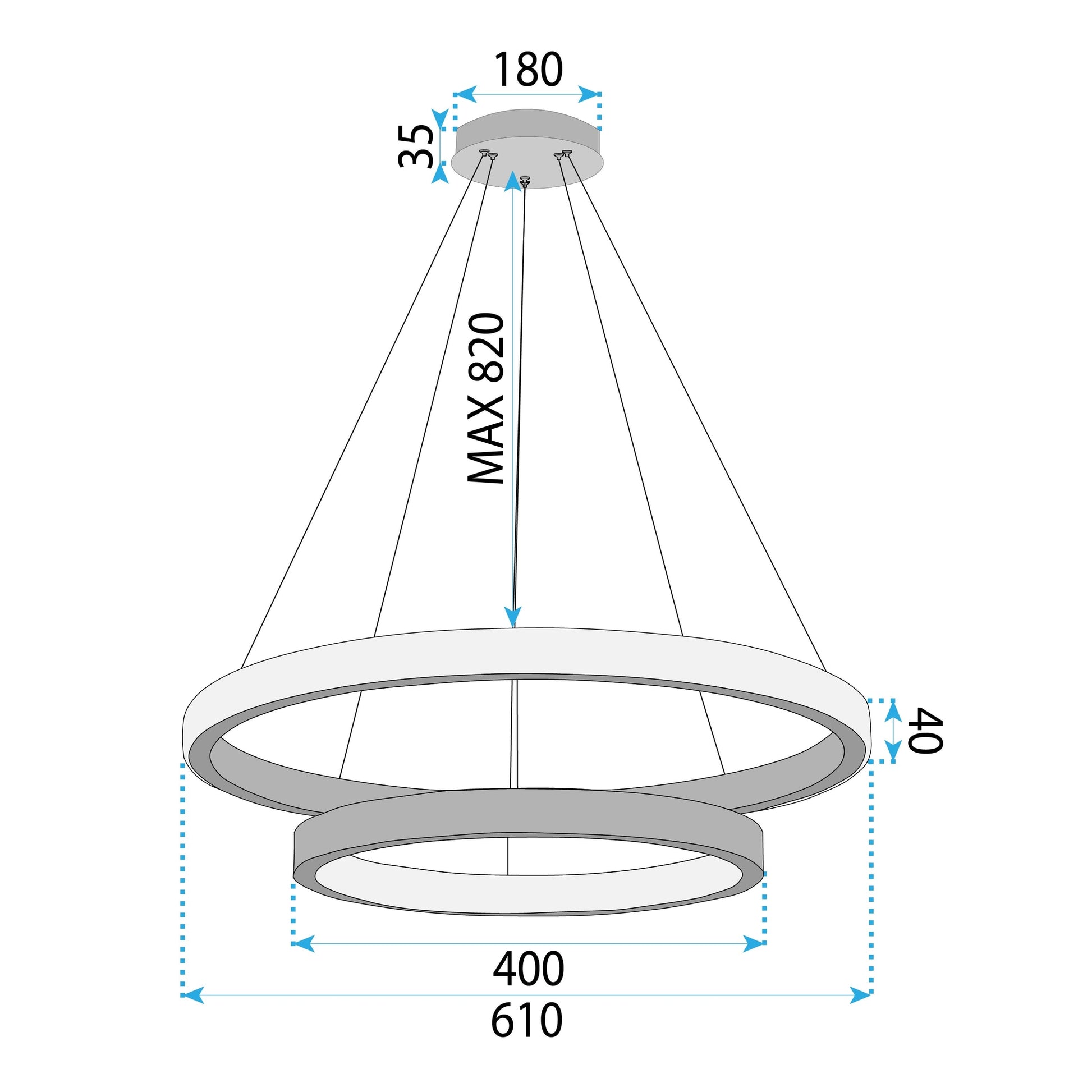 Lampa Led App1772-cp Gold Brush  20