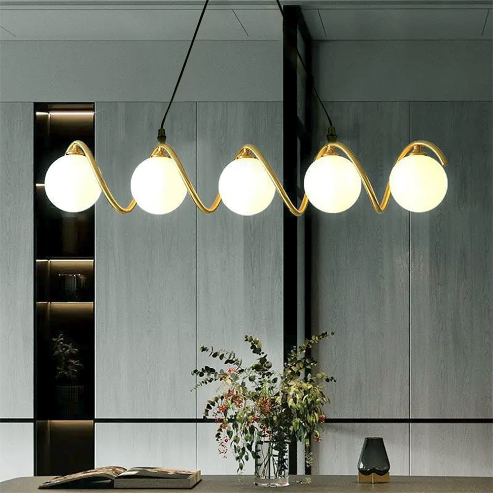 Lampă Suspendată APP1780-5CP Gold  5