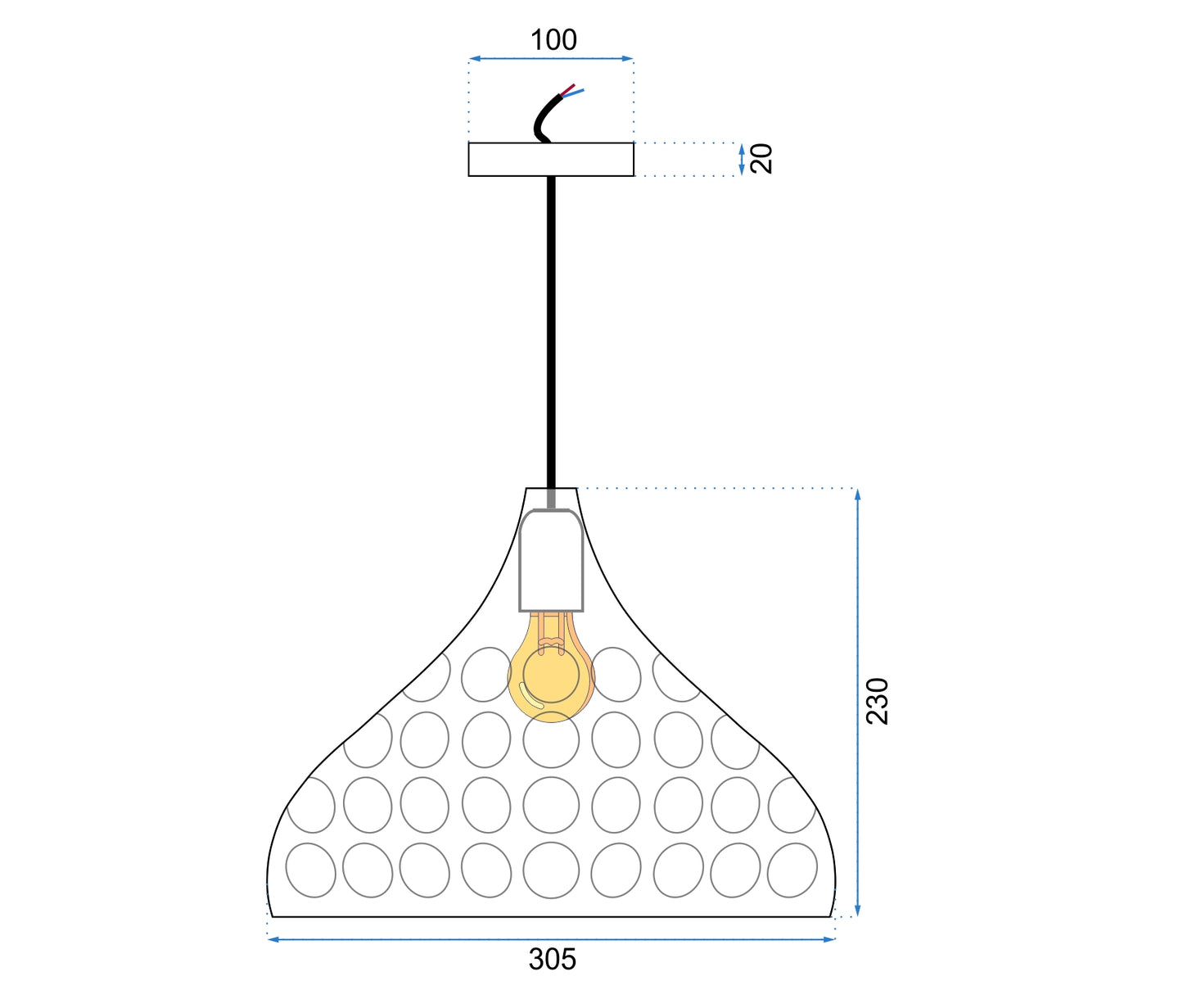 Lampa De Tavan Oglinda Silver APP272-1CP  6