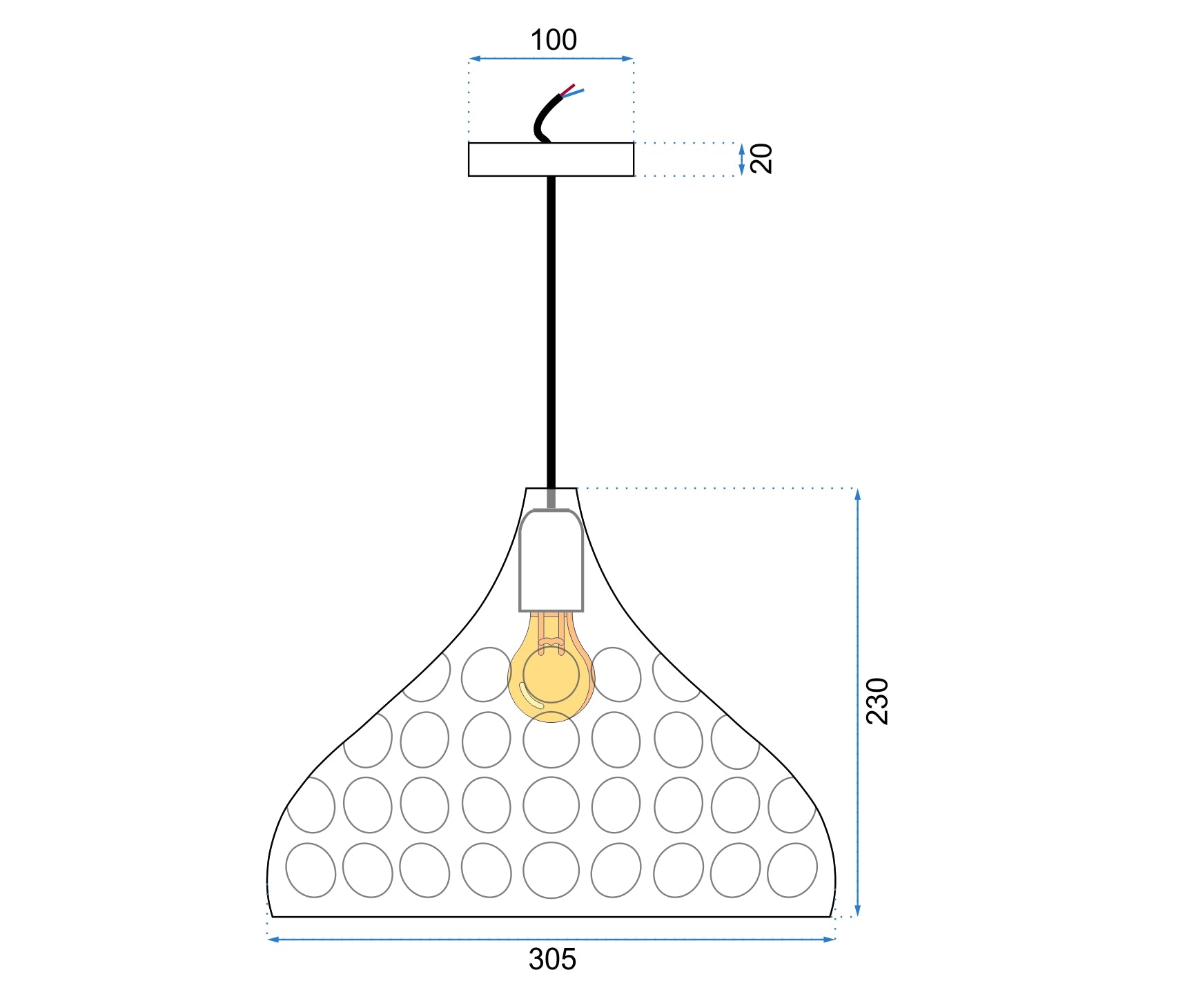Lampa De Tavan Oglinda Silver APP272-1CP  6
