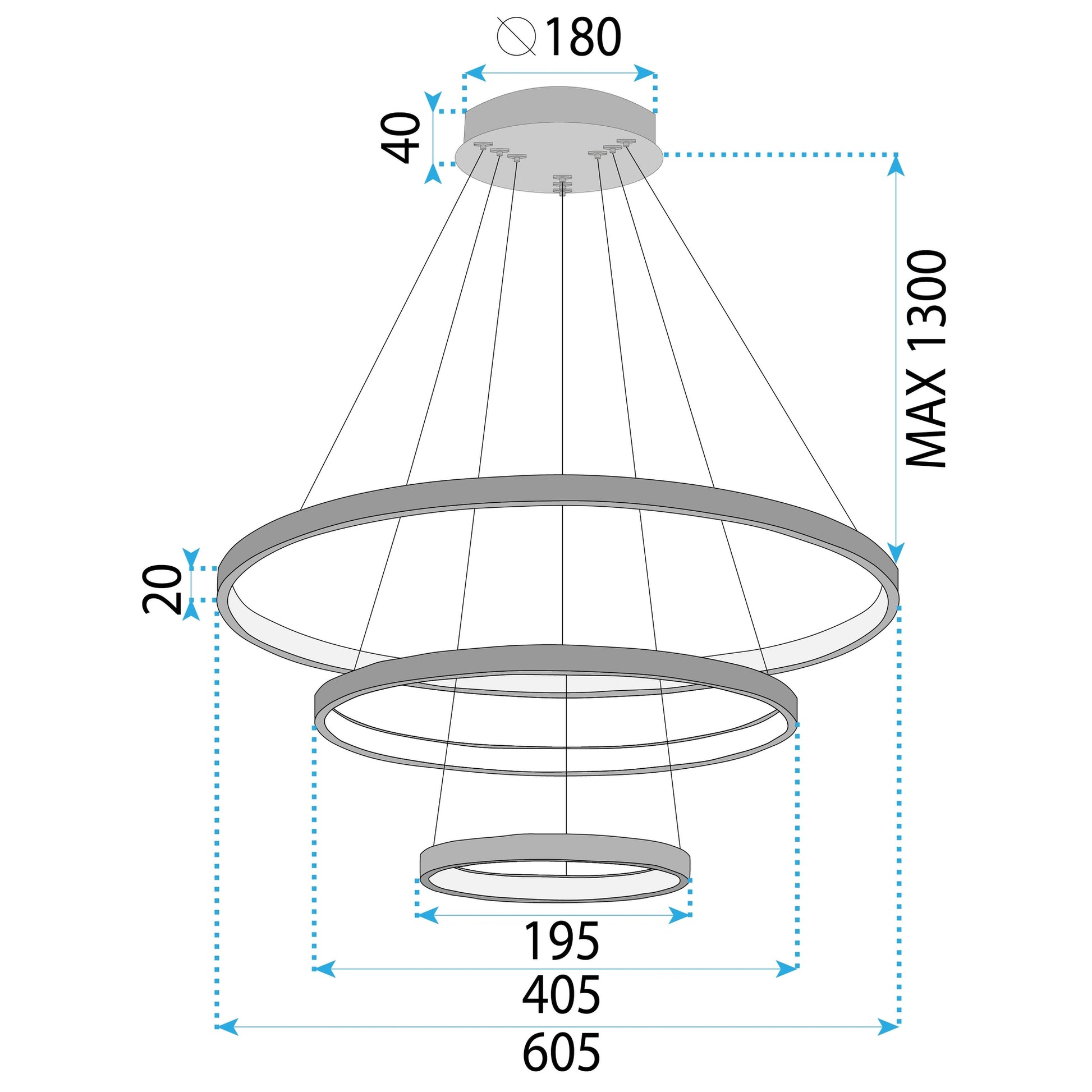 Lampa Led Lhj013-cp3 Black  8