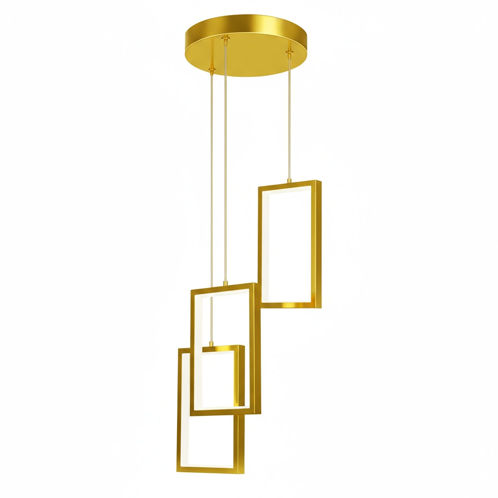 Lampa Led Lhj088-3cp Gold  1