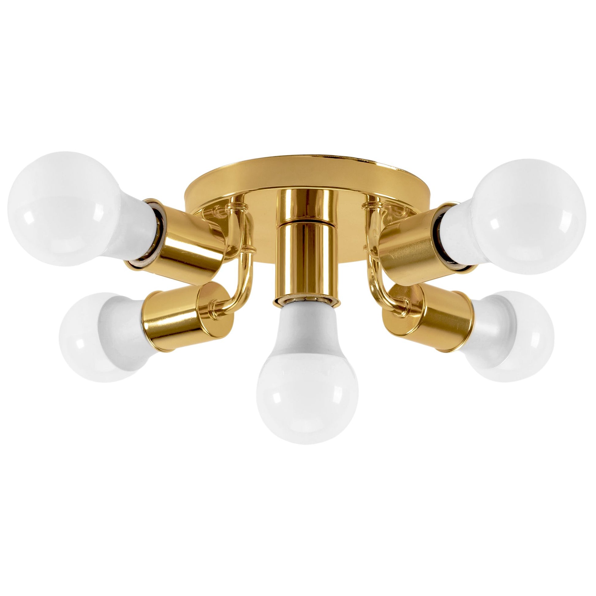 Lampă de tavan cu reflector metalic Auriu APP708-5c  3