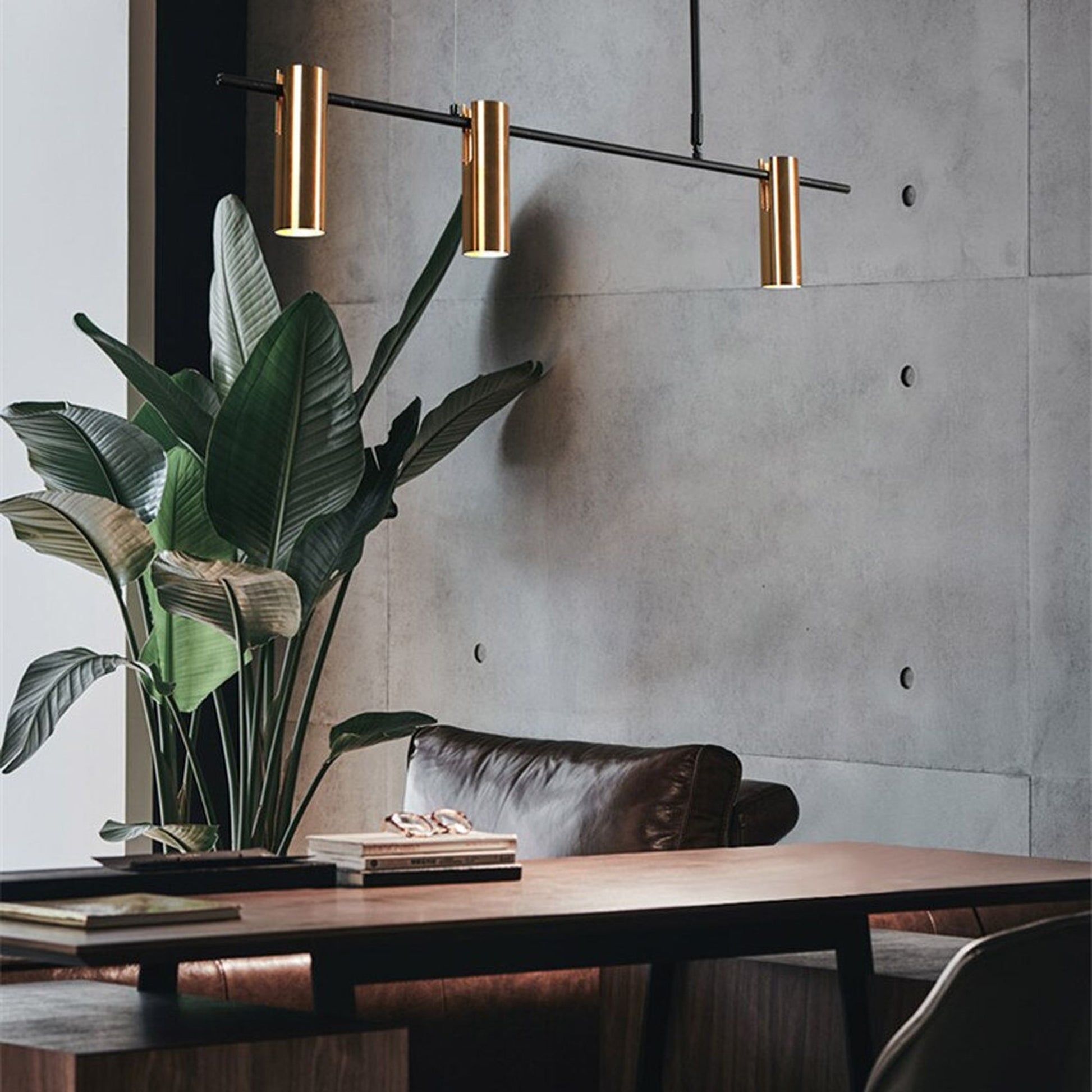 Lampă modernă suspendată aurie neagra APP585-3CP 3
