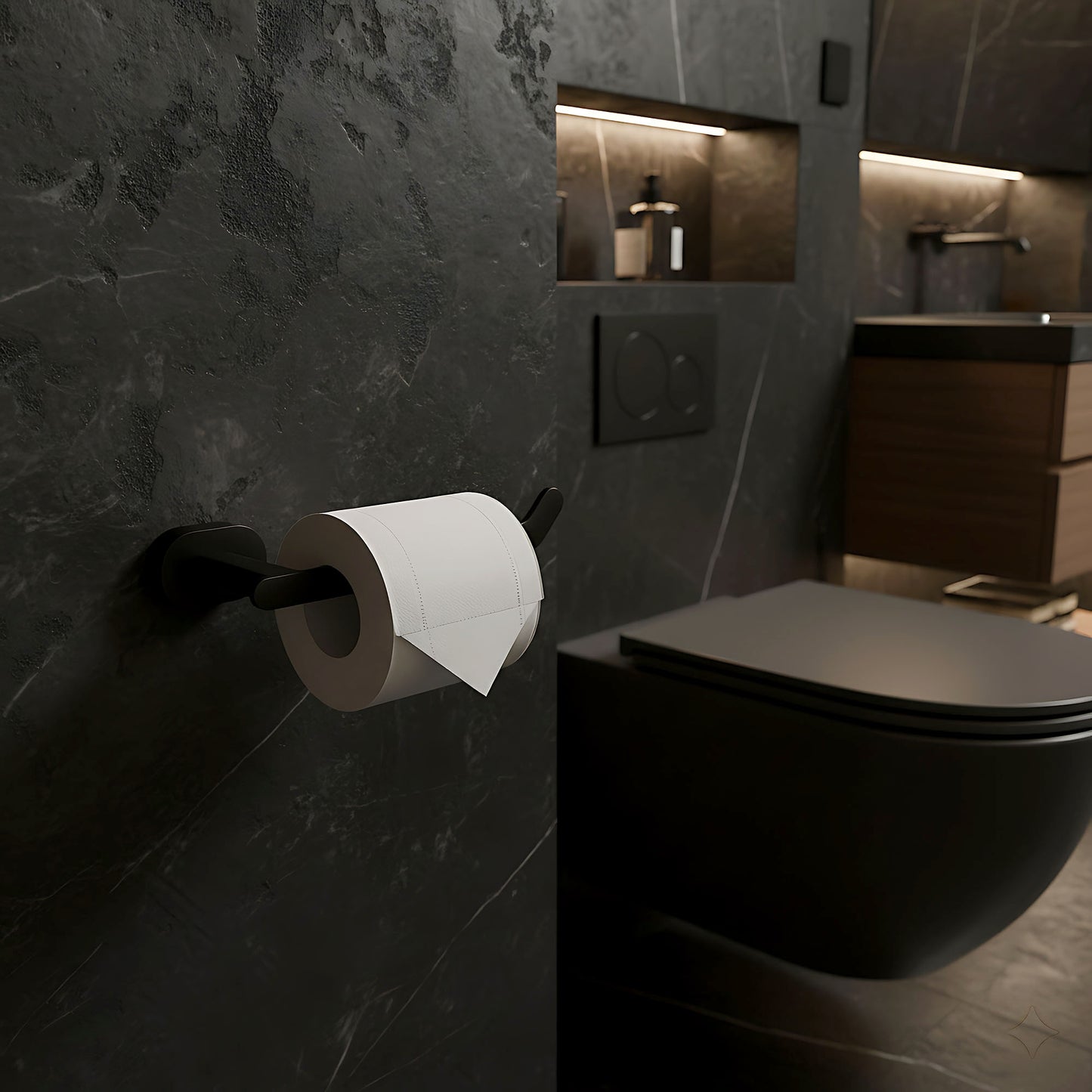 Suport Hârtie Igienică 109 Til Black  2