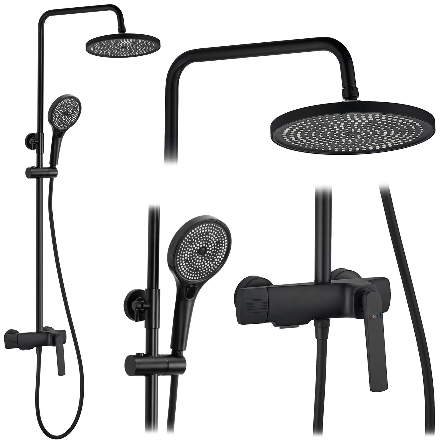 Set dus REA REBEL BLACK MATT 1