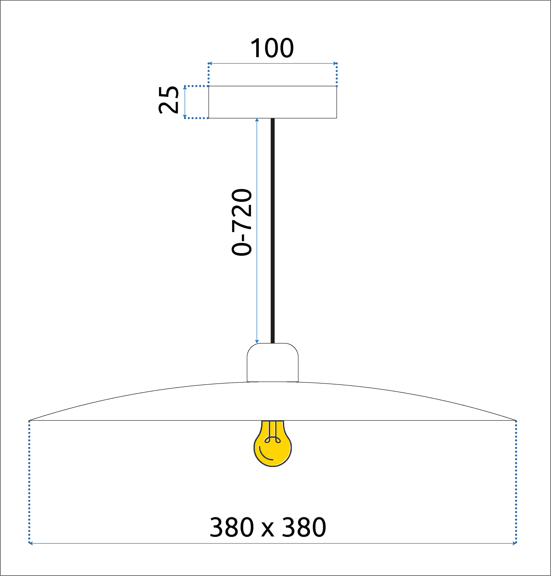 Lampă De Tavan APP1289-1CP Black  8