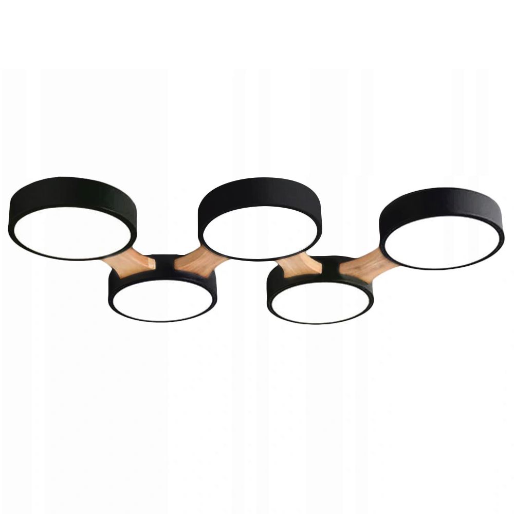PLAFON NEGRU APP526-5C 2