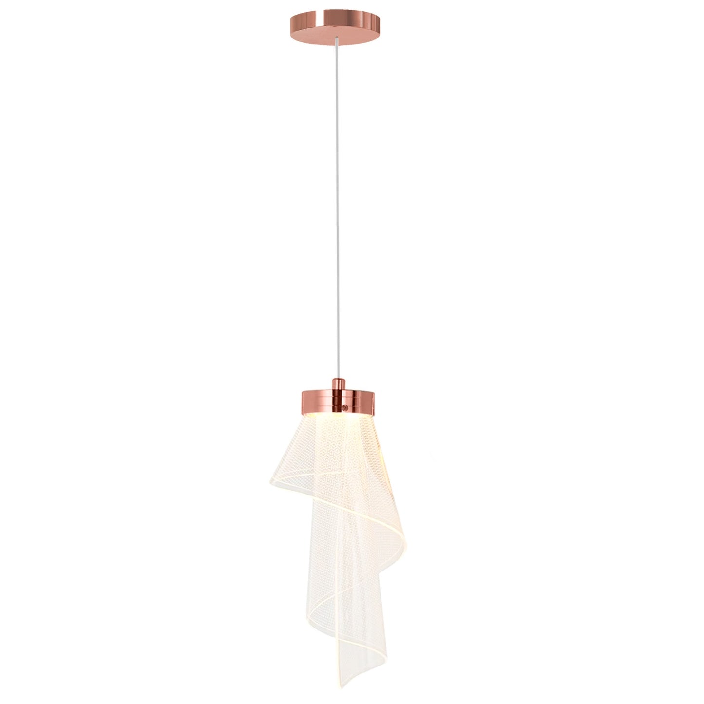 Lampa De Tavan Oglinda Rose Gold APP1765-1CP  3