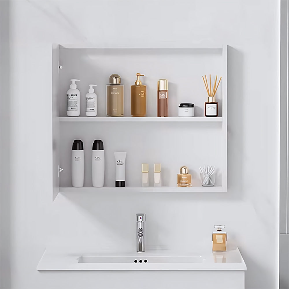 Set Mobilier De Baie Cu Lavoar Paris 60cm White  5