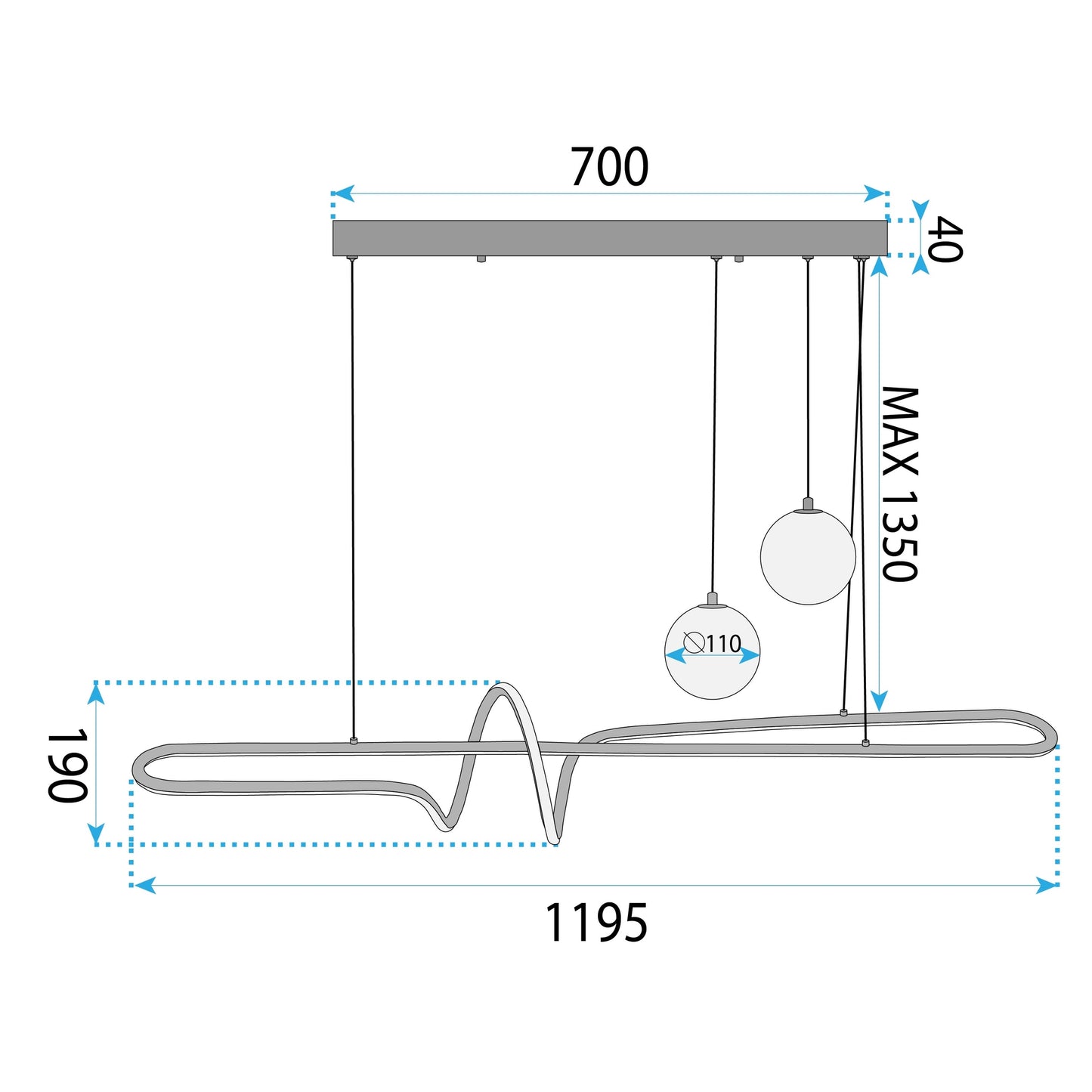 Lampa Led Lhj039-cp Brush Gold  5