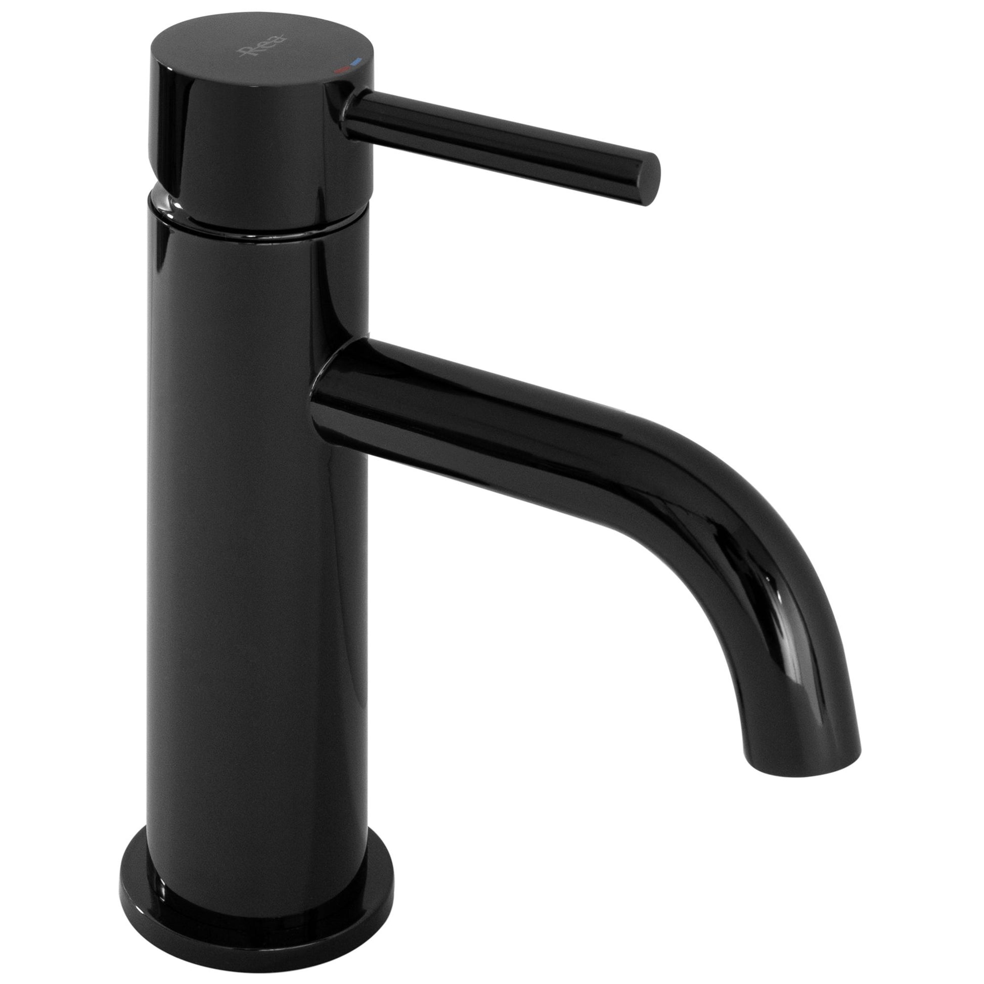 Baterie pentru lavoar Rea Lungo BLACK metallic Low  3