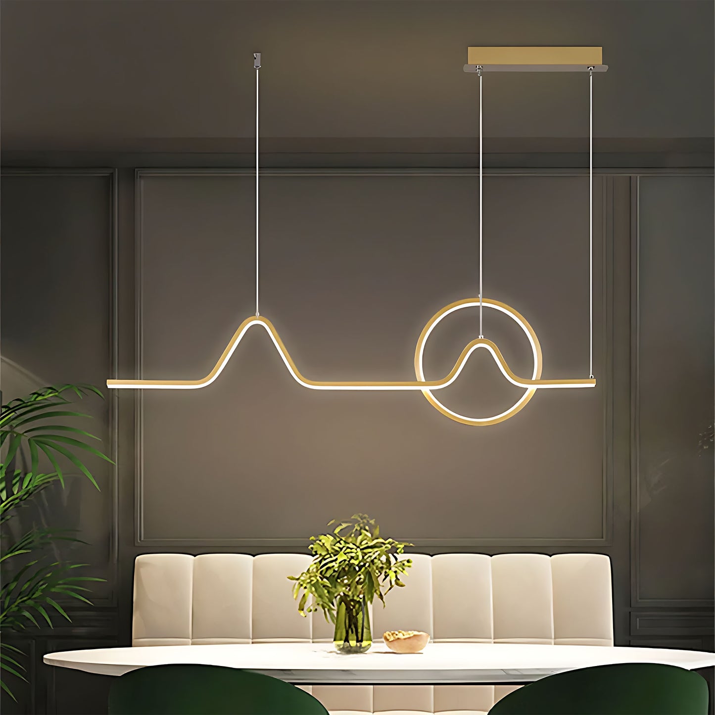 Lampa Led Lhj022-cp 120 Cm Gold  6