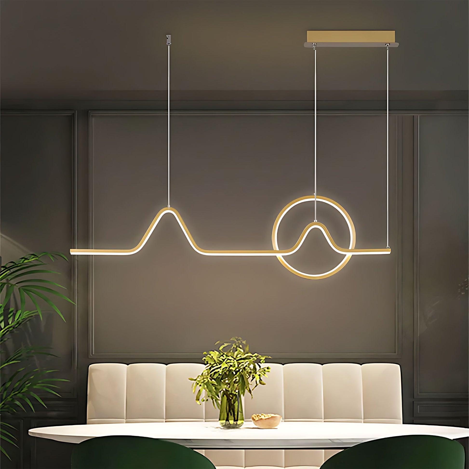 Lampa Led Lhj022-cp 120 Cm Gold  6