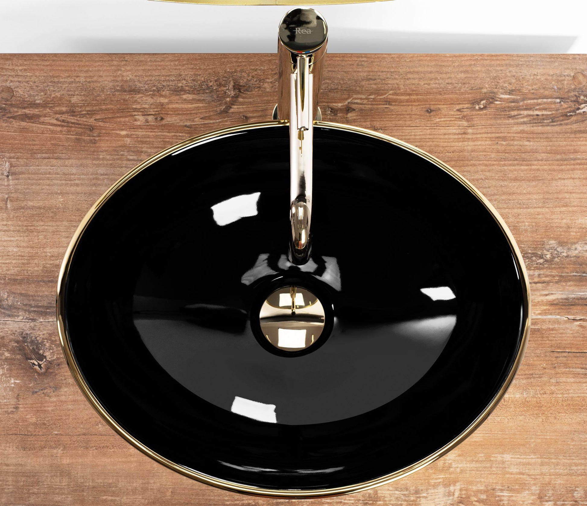 Lavoar pe blat Rea Sofia in Black Gold 4