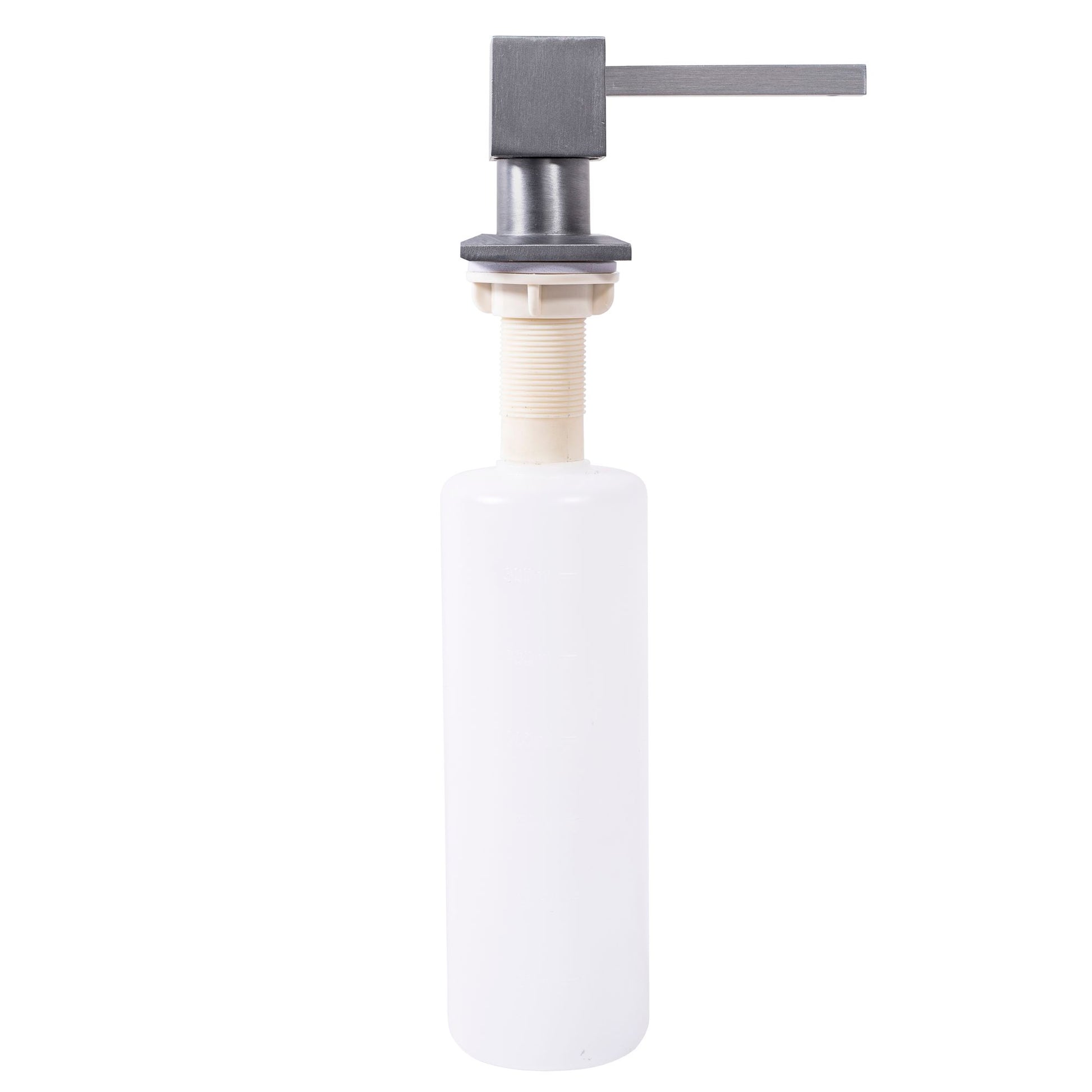Dozator de săpun REA nickel brush square INOX  2