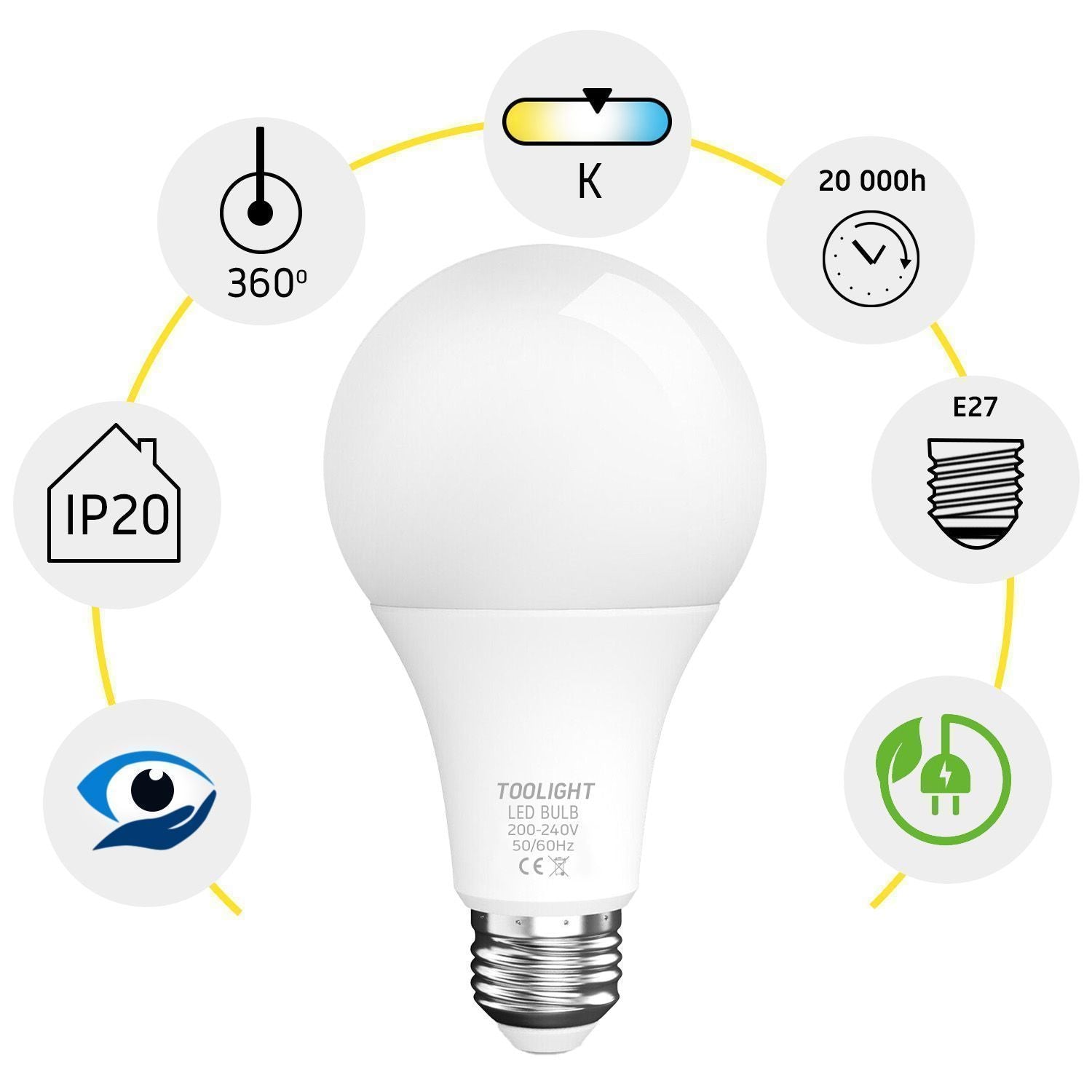 Bec cu LED RSL030 E27 15W Neutral  2