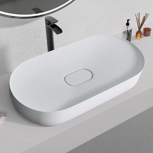 Lavoar pentru blat IRIS 71 CM White 1