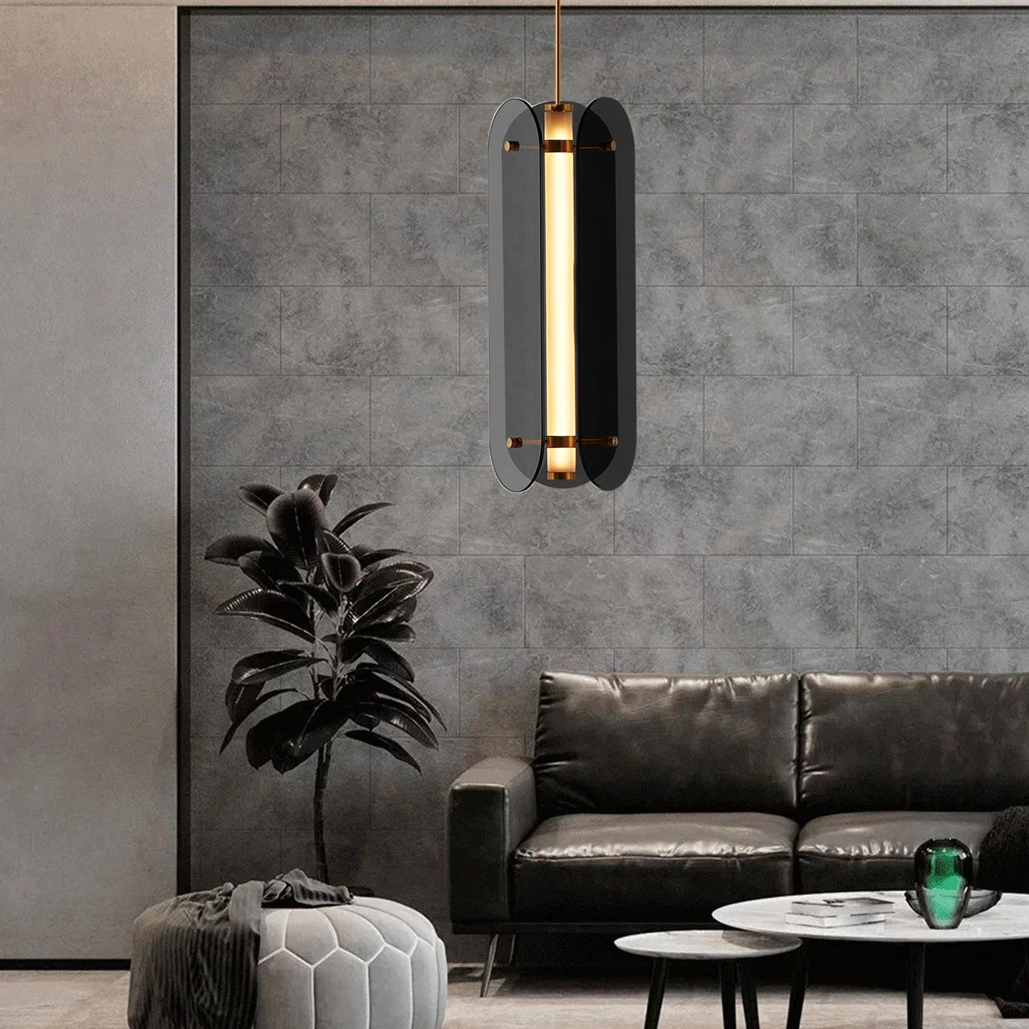 Lampă Suspendată Balck App1676-cp Long  4