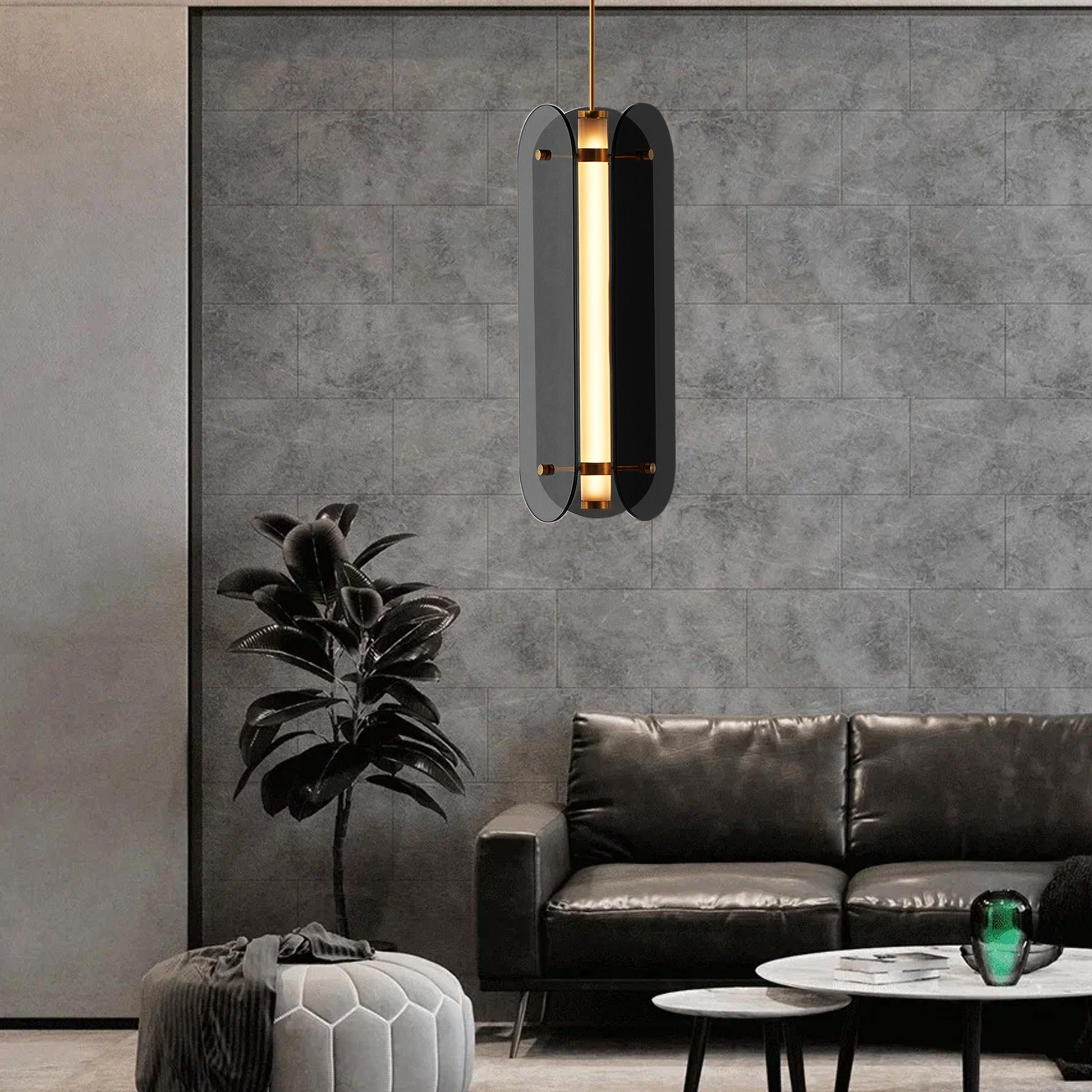 Lampă Suspendată Balck App1676-cp Long  4
