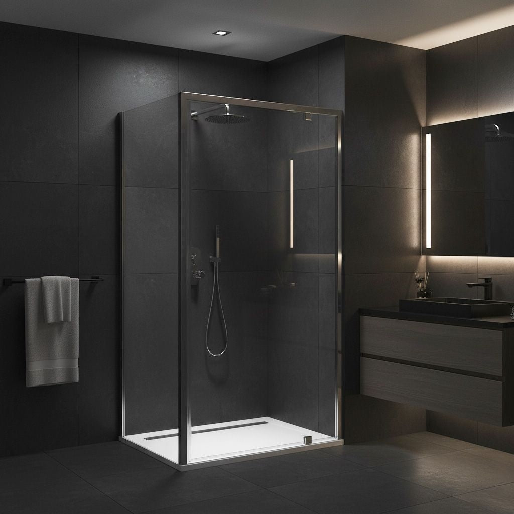 Cabina De Dus Rea Primo Swing 80x80 Chrome  3