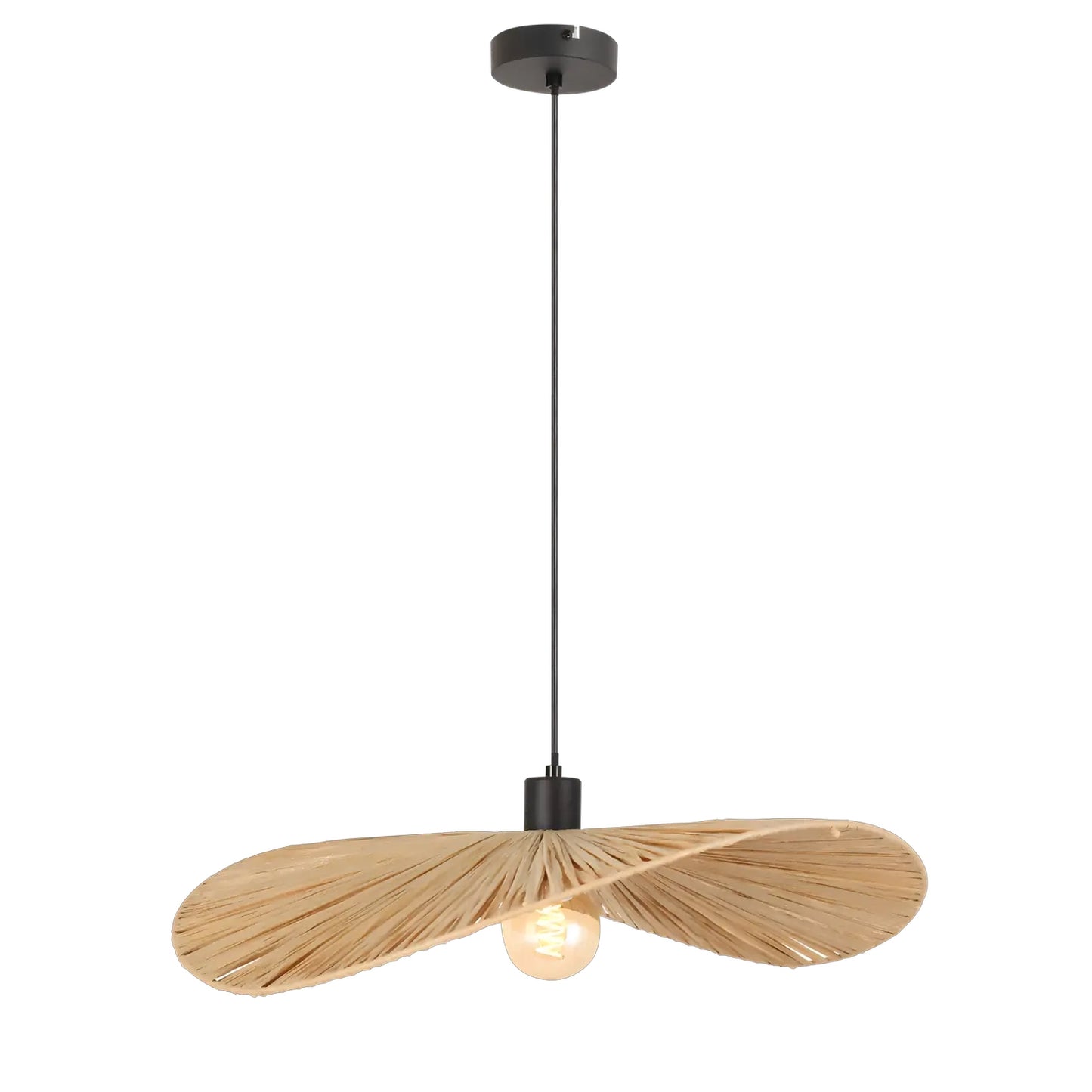 Lampă Suspendată APP1826-1CP Nature Black  1