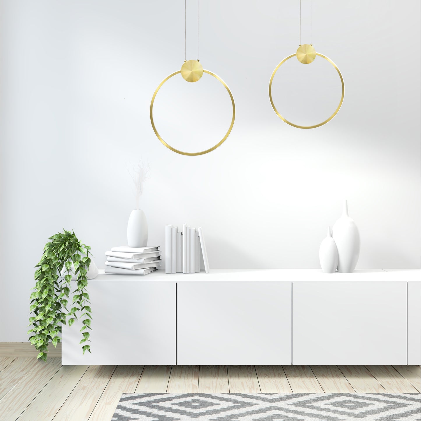 Lampă De Tavan Led App1396-cp Gold 40cm  2