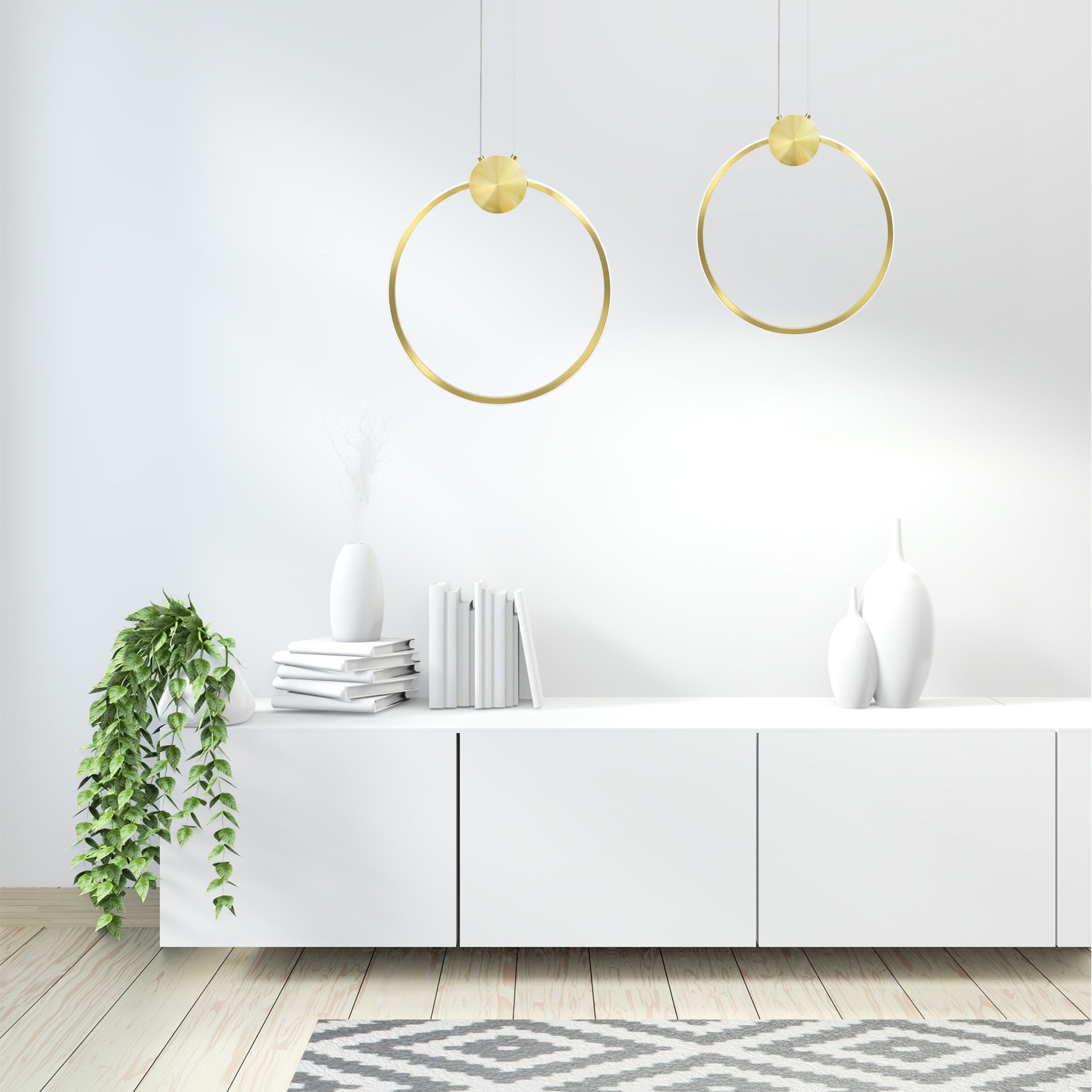Lampă De Tavan Led App1396-cp Gold 40cm  2