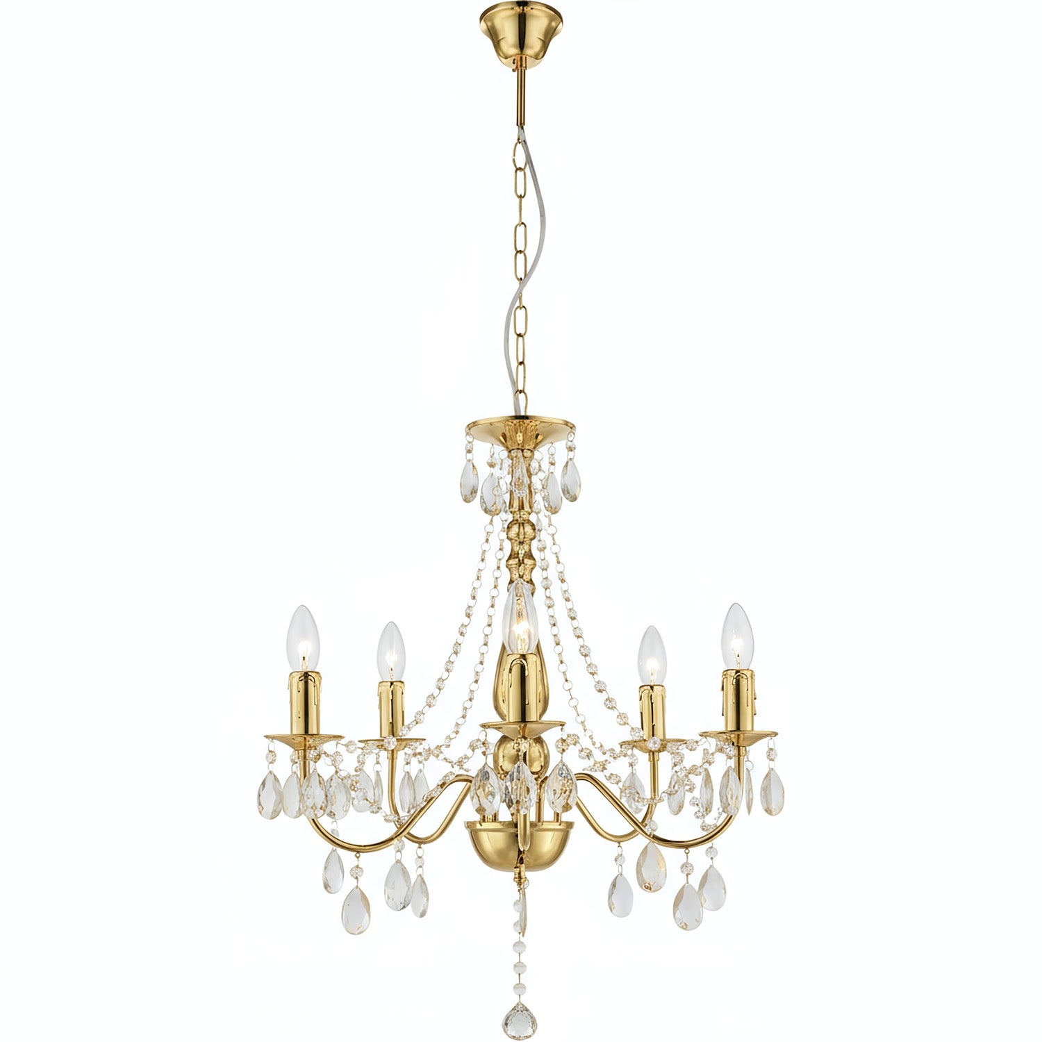 Lampă Suspendată Ebt015-5cp Gold  8