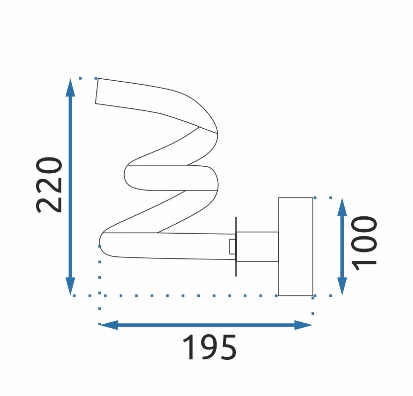 Lampă Led App1052-w Black Mat  7