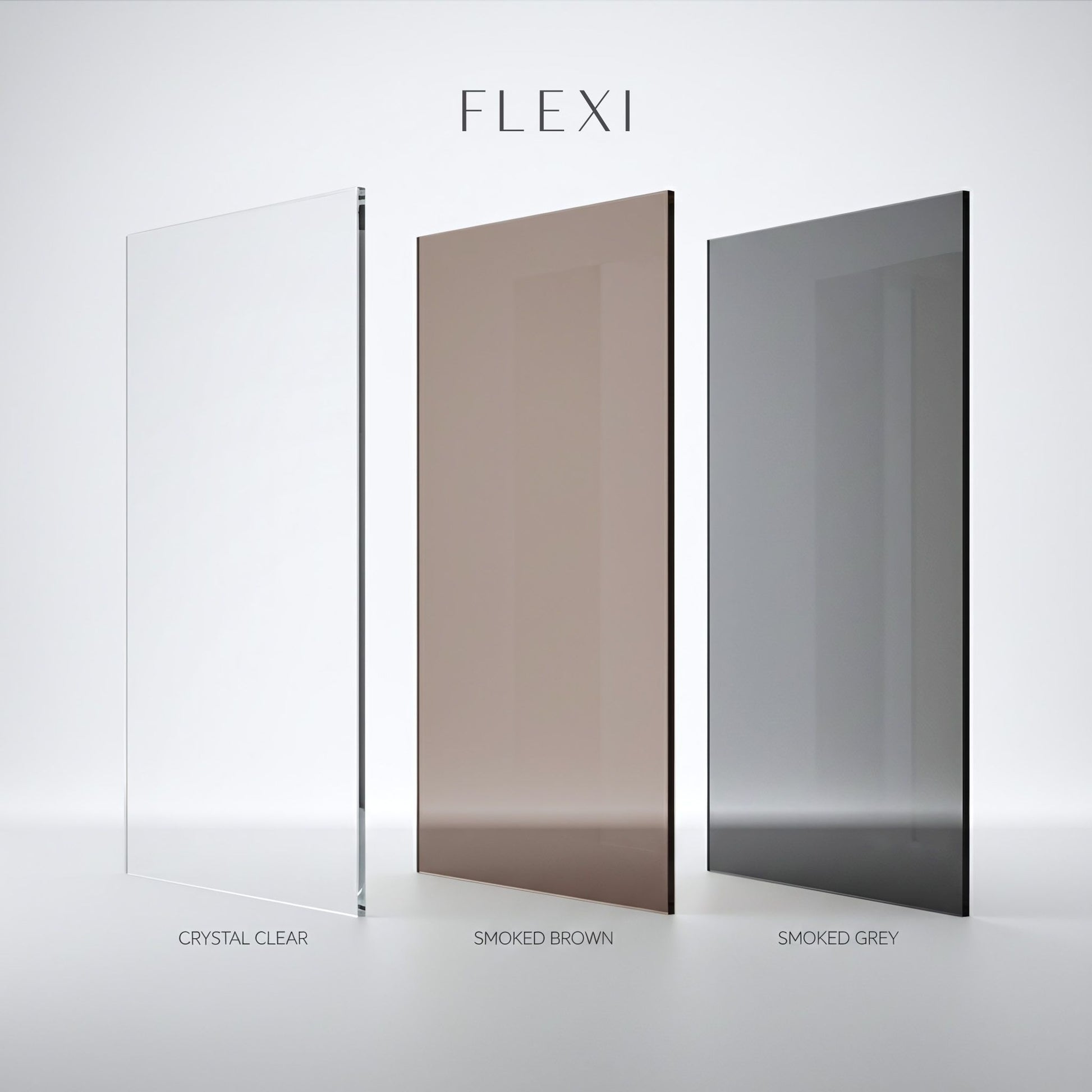 Paravan de dus Rea Flexi Grey / Chrome 140  8