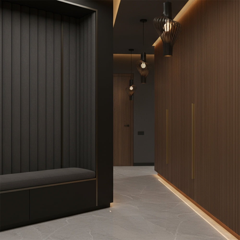 Plafon Geometric Negru APP484-1CP  6