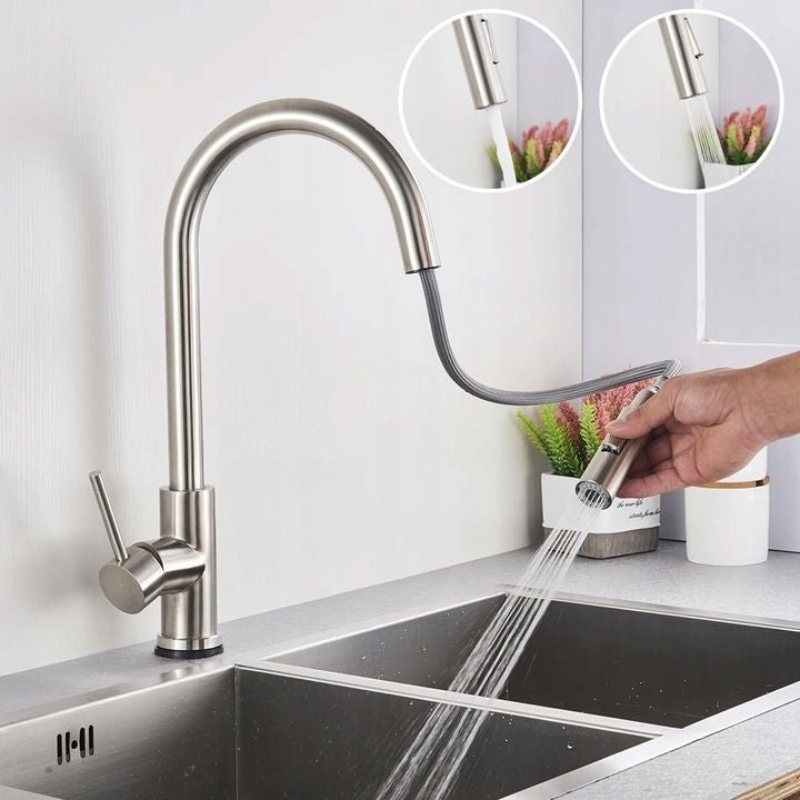 Cap Cu Aerator Pentru Baterie De Bucătărie Rea Fresh Brush Steel  4