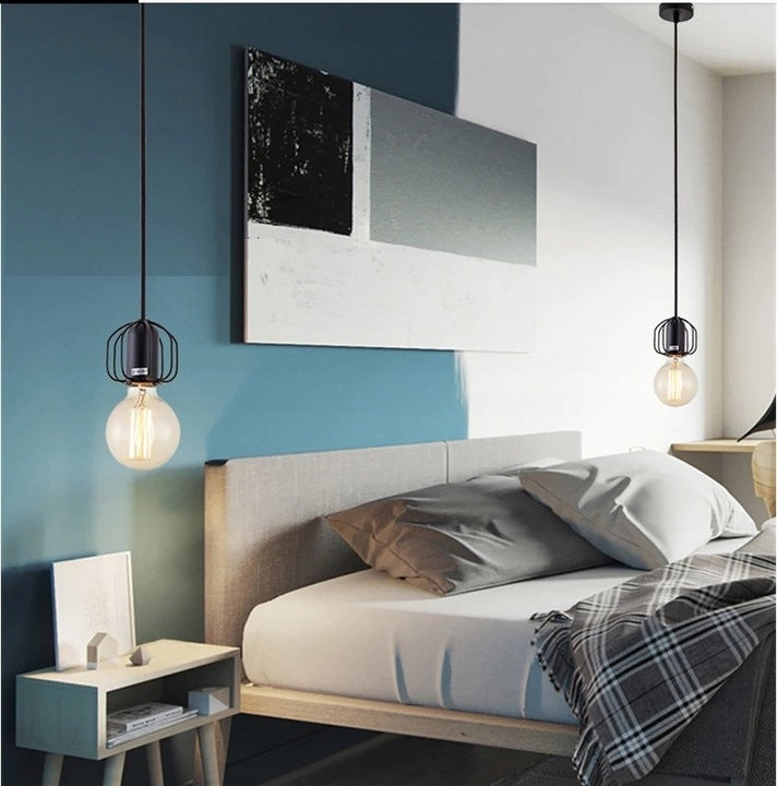 Lampă De Plafon Suspendată Lucioasa Neagra Strălucitoare APP595-1CP  4