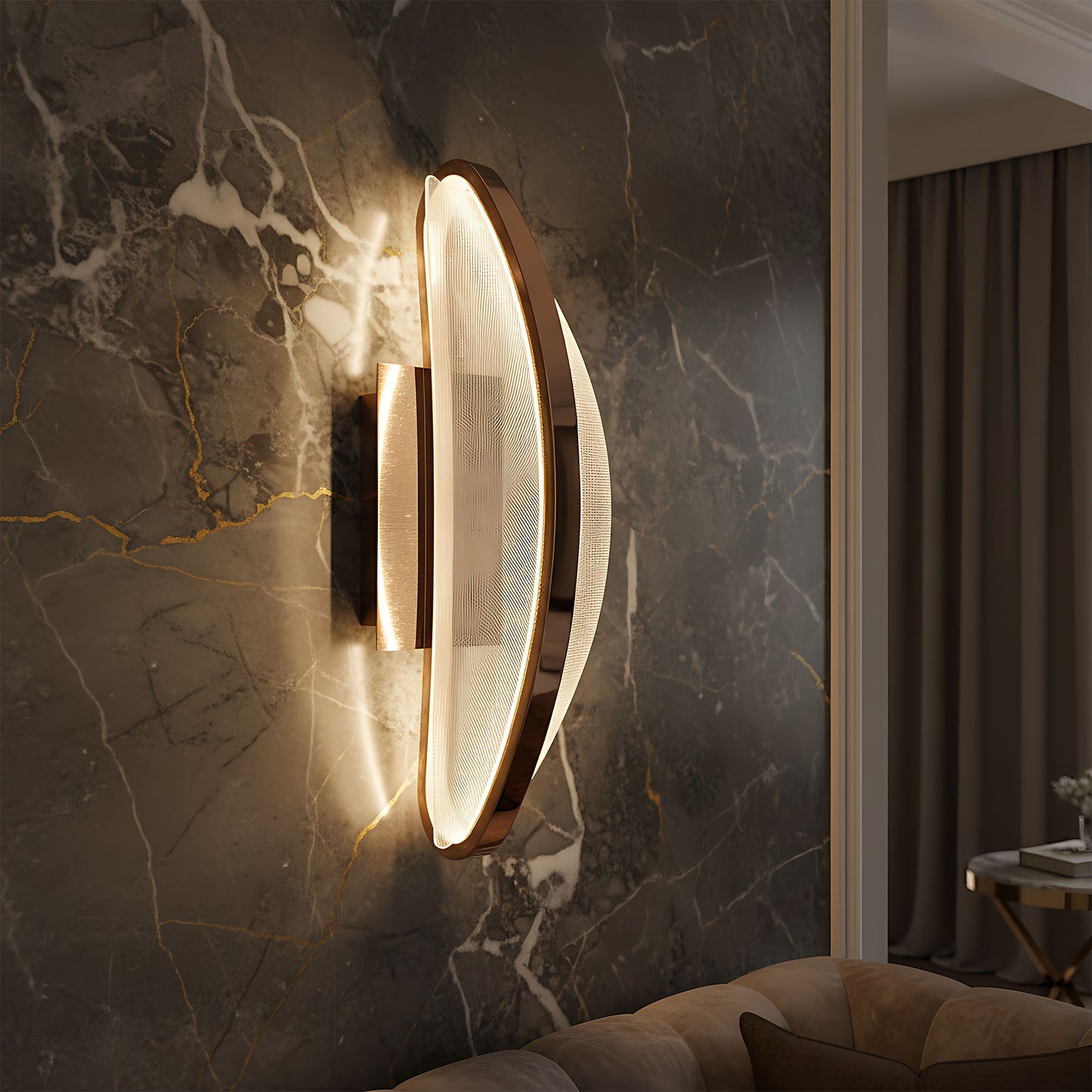 Lampa De Perete Led G125-w Rose Gold  2