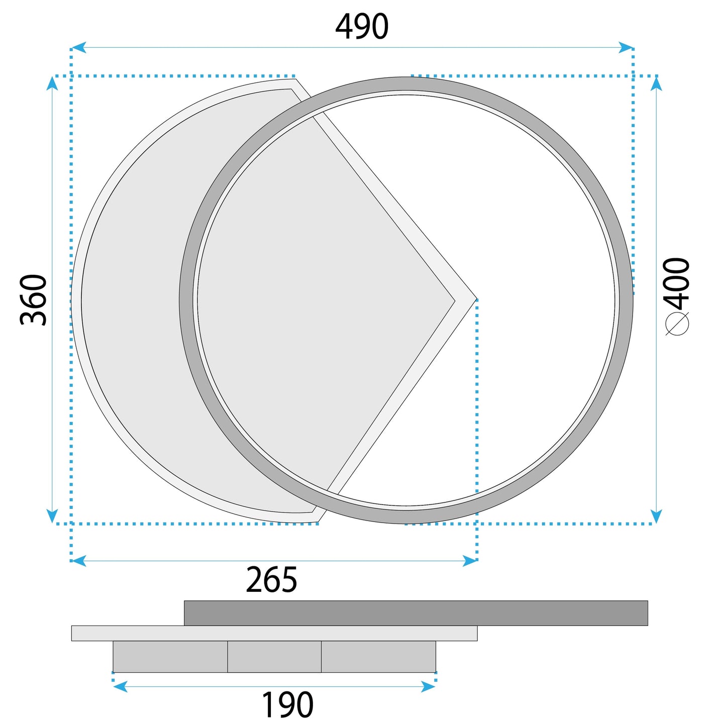 Lampa Sufitowa Lhj077-c 60 Cm Led  4