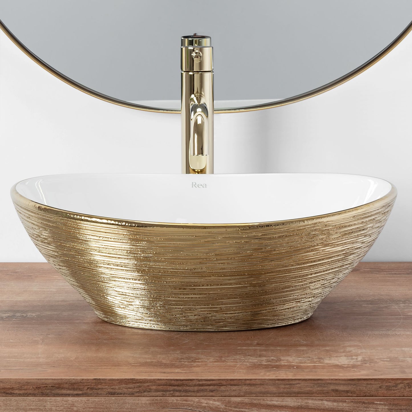 Lavoar pe blat Rea Sofia Brush Gold 5