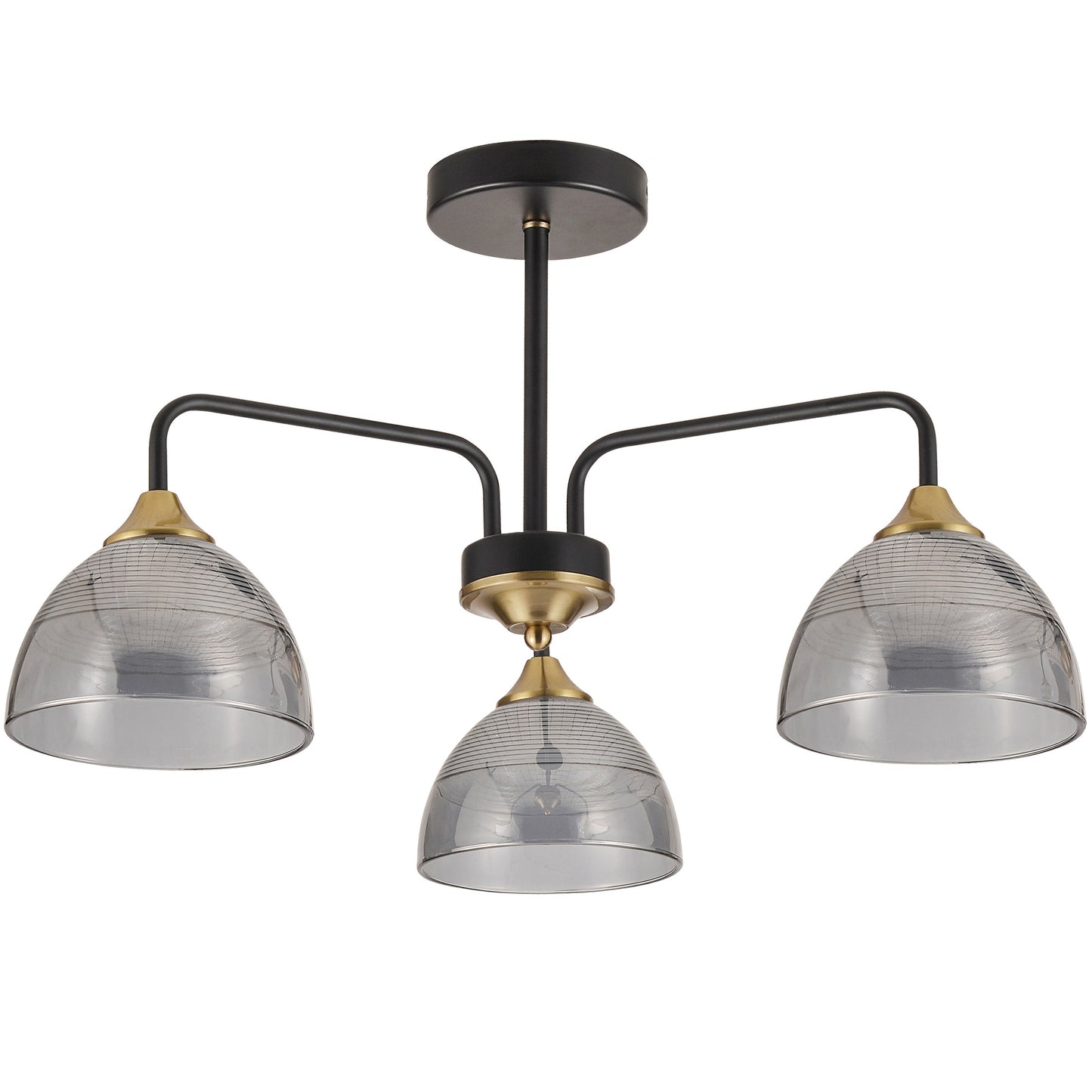 Lampă Suspendată G084-3c Black Grey  1