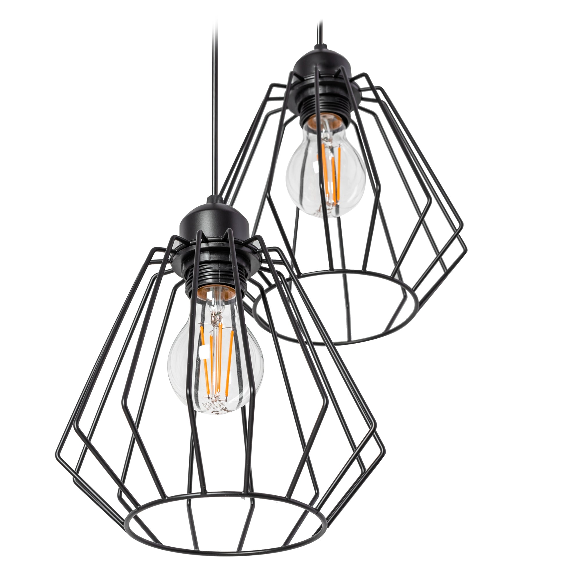 Lampă De Tavan Suspendată Loft Dublu Metalic 392196  3