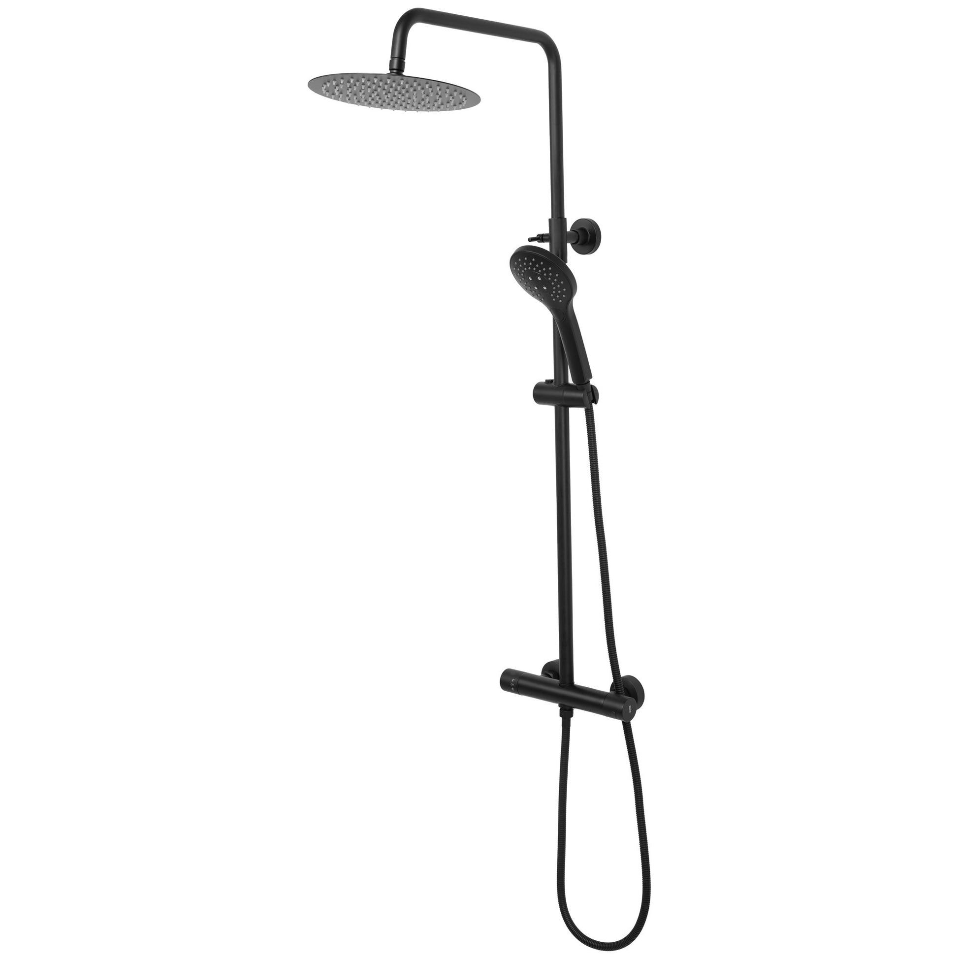 Coloana de dus cu termostat REA VINCENT Black  8